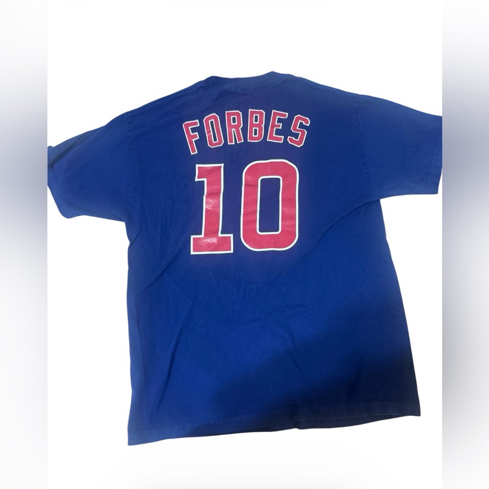 Blue ' Sports Tee with 'Forbes 10' Back Print